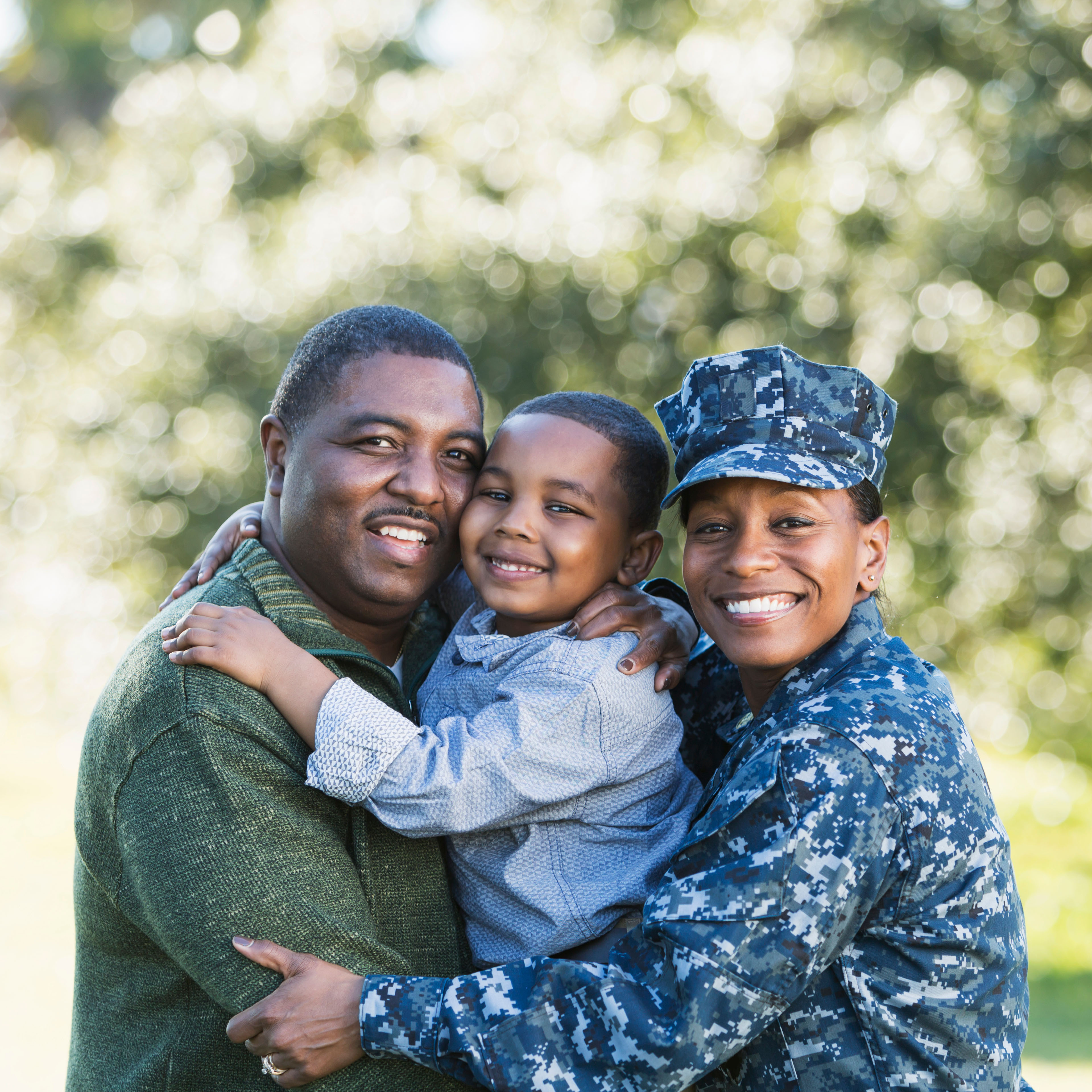 Military family at YMCA