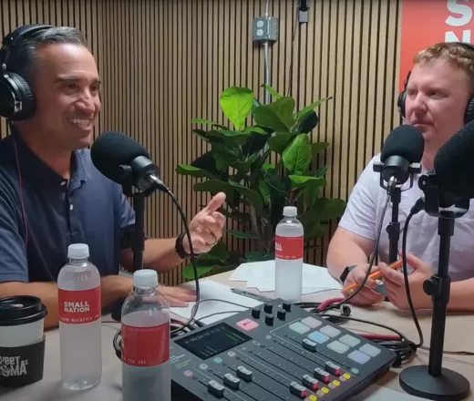 Tony Collins on the Small Nation Podcast